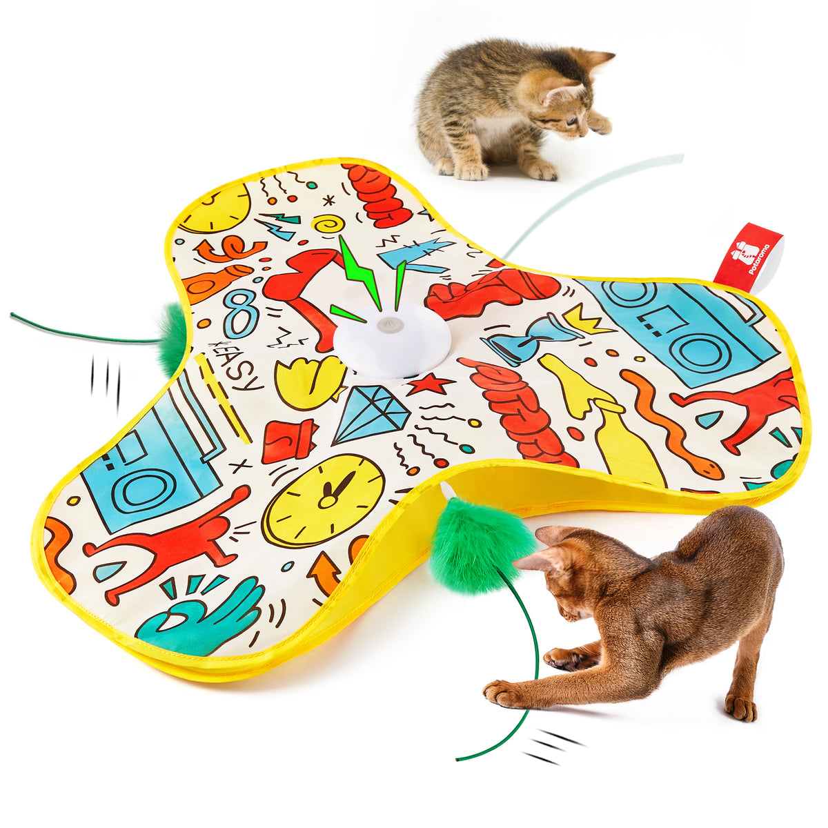 Cat Door CATISM Interactive Cat Toys Indoor IN Automatic Cat