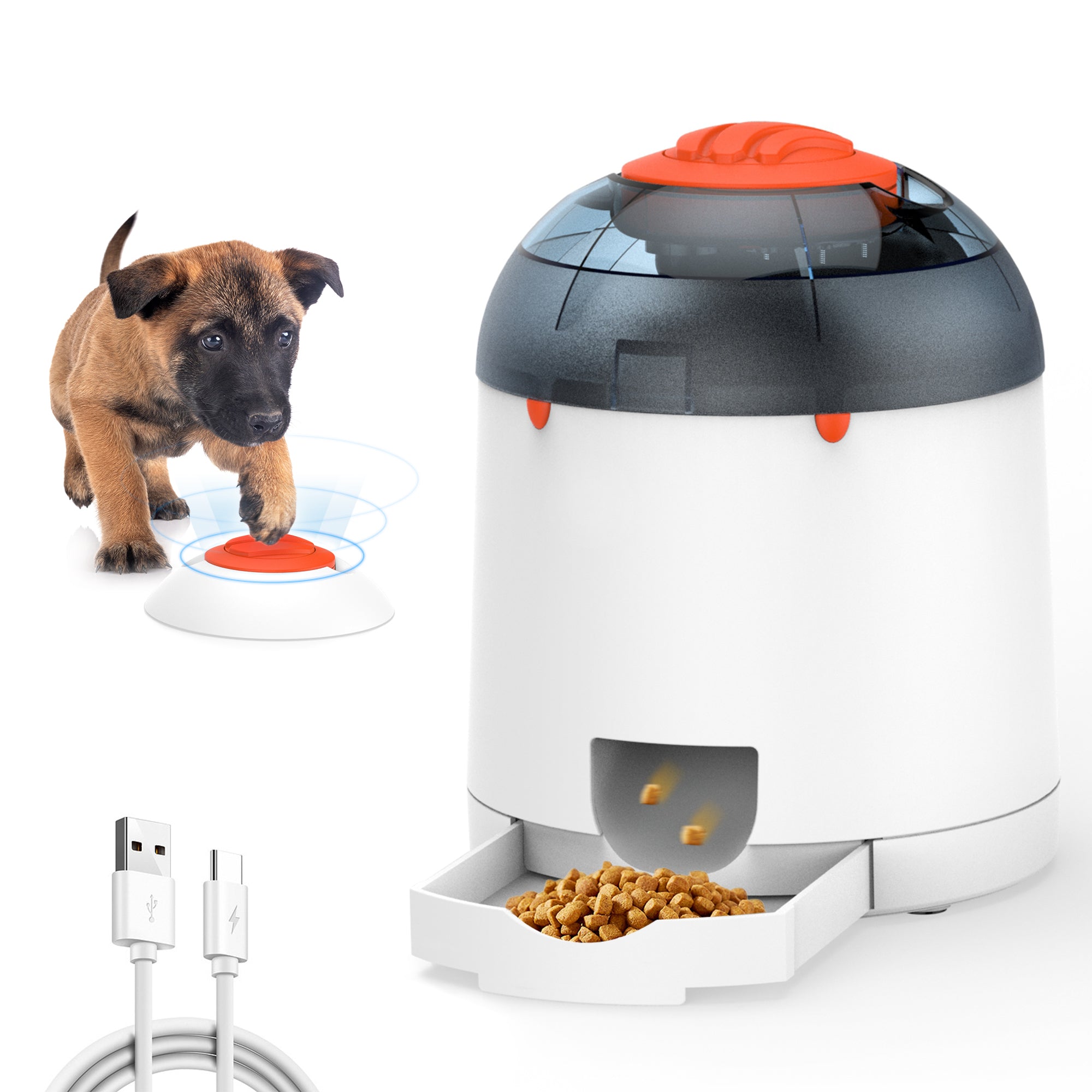 Instachew Auto Pet Feeder Walmart Automatic Dog Food Dispenser