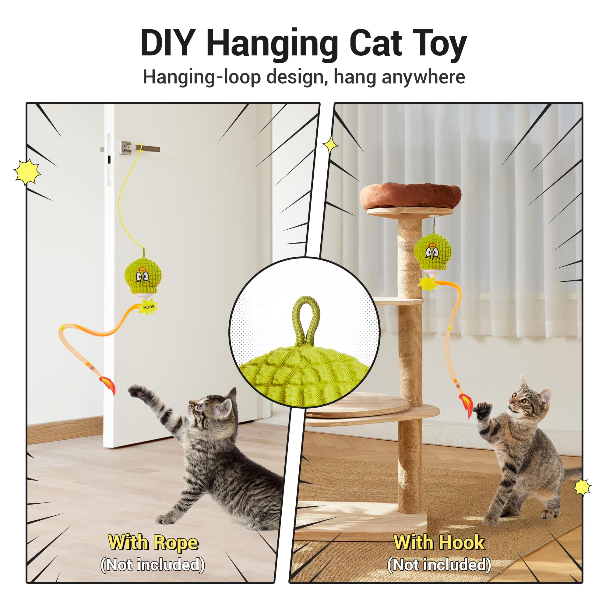 Potaroma 3 Catnip Balls and Flapping Duck Cat Toy Bundle Potaroma 3 Catnip Balls and Flapping Duck Cat Toy Bundle