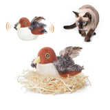 Potaroma Cat Toys Rechargeable Flapping Bird Sparrow