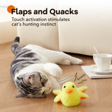 Potaroma Cat Toys Rechargeable Flapping Duck