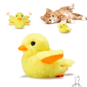 Potaroma Cat Toys Rechargeable Flapping Duck
