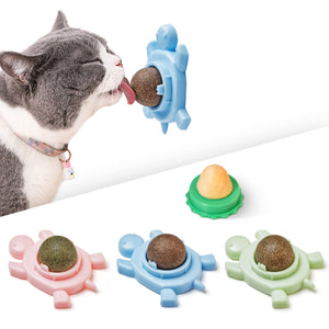 Potaroma Catnip Toys Balls 4 Pcs (Tortoise Shaped)